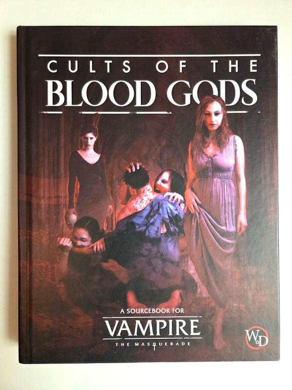 Vampire the Masquerade Cults of the Blood God Hardback FREE US MEDIA MAIL