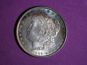 1889- Morgan Silver Dollar #P33116