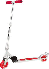 Razor A3 Kick Scooter for Kids - Larger Wheels, Front Suspension, Wheelie Bar, L