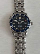 Omega Seamaster Professional 300M 36mm Mid Size Blue Wave Dial Quartz 196.1522
