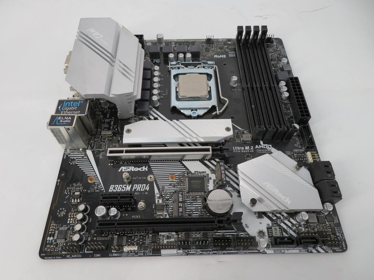 ASRock B365M Pro4 Motherboard & CPU Intel Core i7-8700 - TESTED