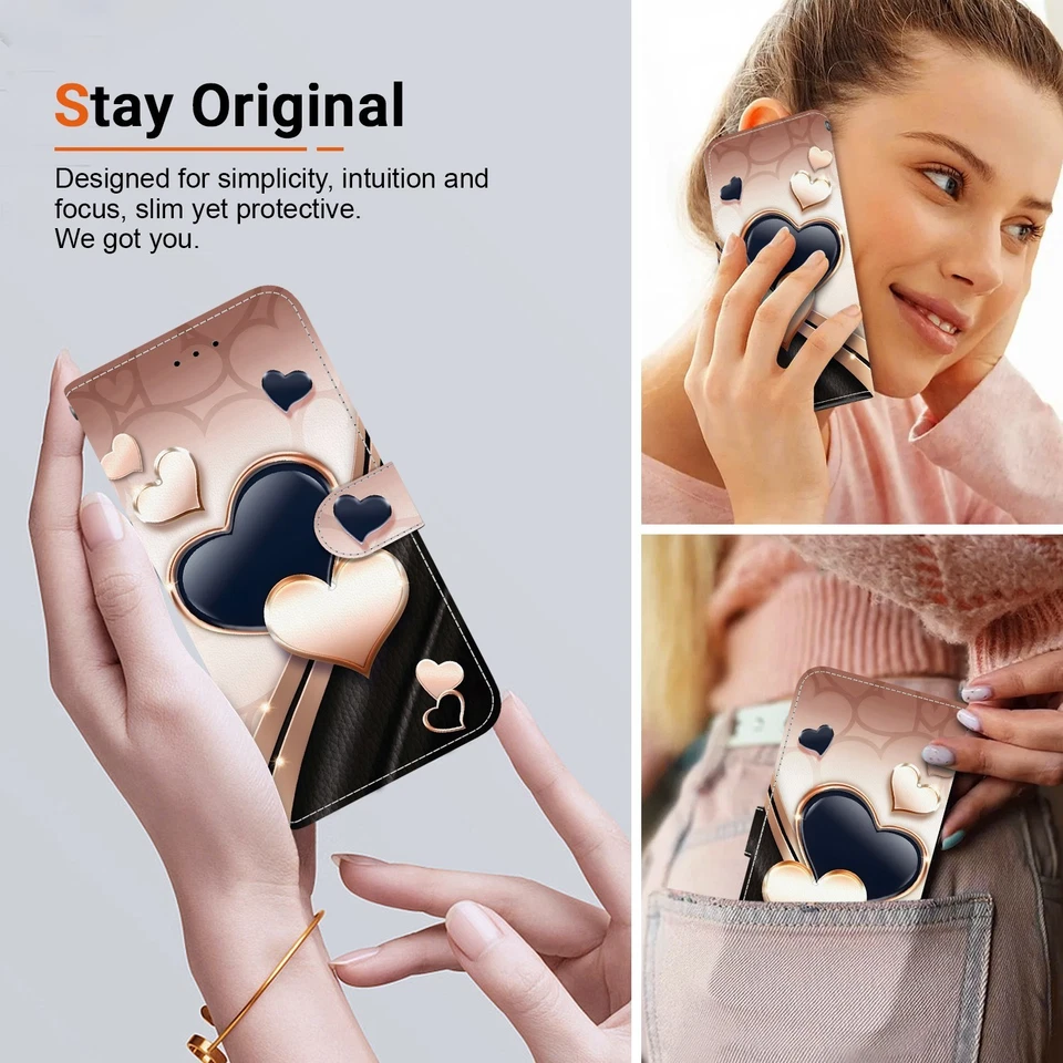Leopard Flower Panda Wallet Phone Case for Nokia 1.4 2.2 2.3 6.2 5.4 2.4 7.2 1.3 - Image 4 of 4
