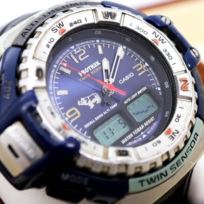 CASIO PROTREK Watch Digital PRT 70WFJ 1249 New battery Working Quartz