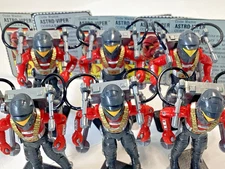 VINTAGE GI JOE ARAH COBRA 6 ASTRO-VIPER 1988 ARMY BUILDER COMPLETE WITH CARDS