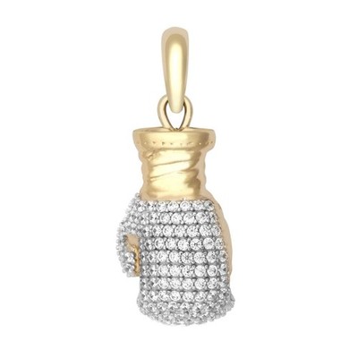 Anhänger Boxhandschuh 9 kt Gelbgold Damen Schmuck