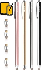 Stylus Pen Styluses Pens Long Extra Jet Black/Signature Silver/Gold/Rose Gold