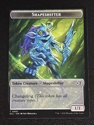 Shapeshifter // Merfolk Double-Sided Token (Lorwyn Eclipsed)