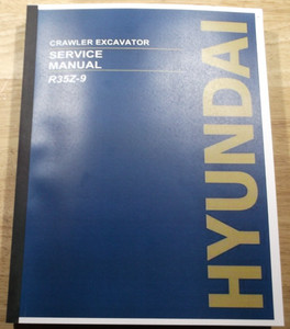 HYUNDAI R35Z-9 CRAWLER EXCAVATOR SERVICE SHOP REPAIR WORKSHOP MANUAL