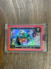 2024 Panini One RICKY WILLIAMS One Moment In Time ON CARD AUTO Red /60 Dolphins