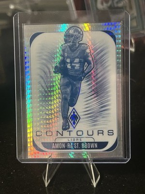 2025 Panini Phoenix Contours Amon-Ra St. Brown Detroit Lions #11 /299