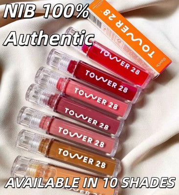 NIB 100% Authentic Tower 28 Beauty Hydrating Non-Sticky Lip Oil,10 shades