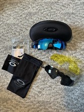 NEW Oakley RADAR EV PATH OO9275 Polished Black Frame W/PRIZM BLUE LENS