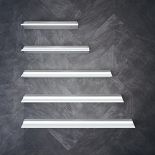 Wandregale LED-Beleuchtetes Glasregal Regale mit Handsensor 3 Farbtemperaturen