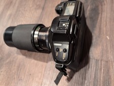 Canon t90 with vivitar 1:3.8 75-205mm 62mm dia lens aperture not working