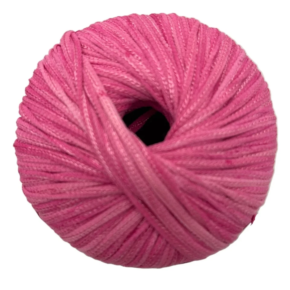 Louisa Harding Yarns Fauve #9 Pink Faux Suede DK Nylon Ribbon Tape Yarn NEW - Image 3 of 3