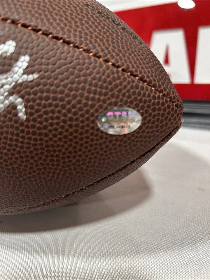 Joe Namath Autografiado Wilson Fútbol Certificado GTSM Foto 2 de 3