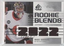 2022 Upper Deck SP Game Used Rookie Blends Jersey /150 Mads Sogaard #RB-MS 0y67