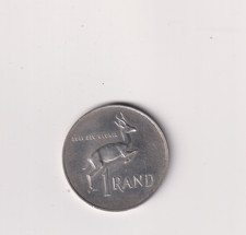 SOUTH AFRICA SILVER 1 RAND 1967 VERY HIGH GRADE COIN.KK163