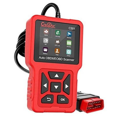  C301 OBD2 Scanner OBDII Code Reader Diagnostic Scan Tool with Battery Test 
