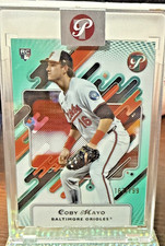 2025 Topps Pristine Coby Mayo Encased Aqua Pristine Refractor  RC #/199 Orioles