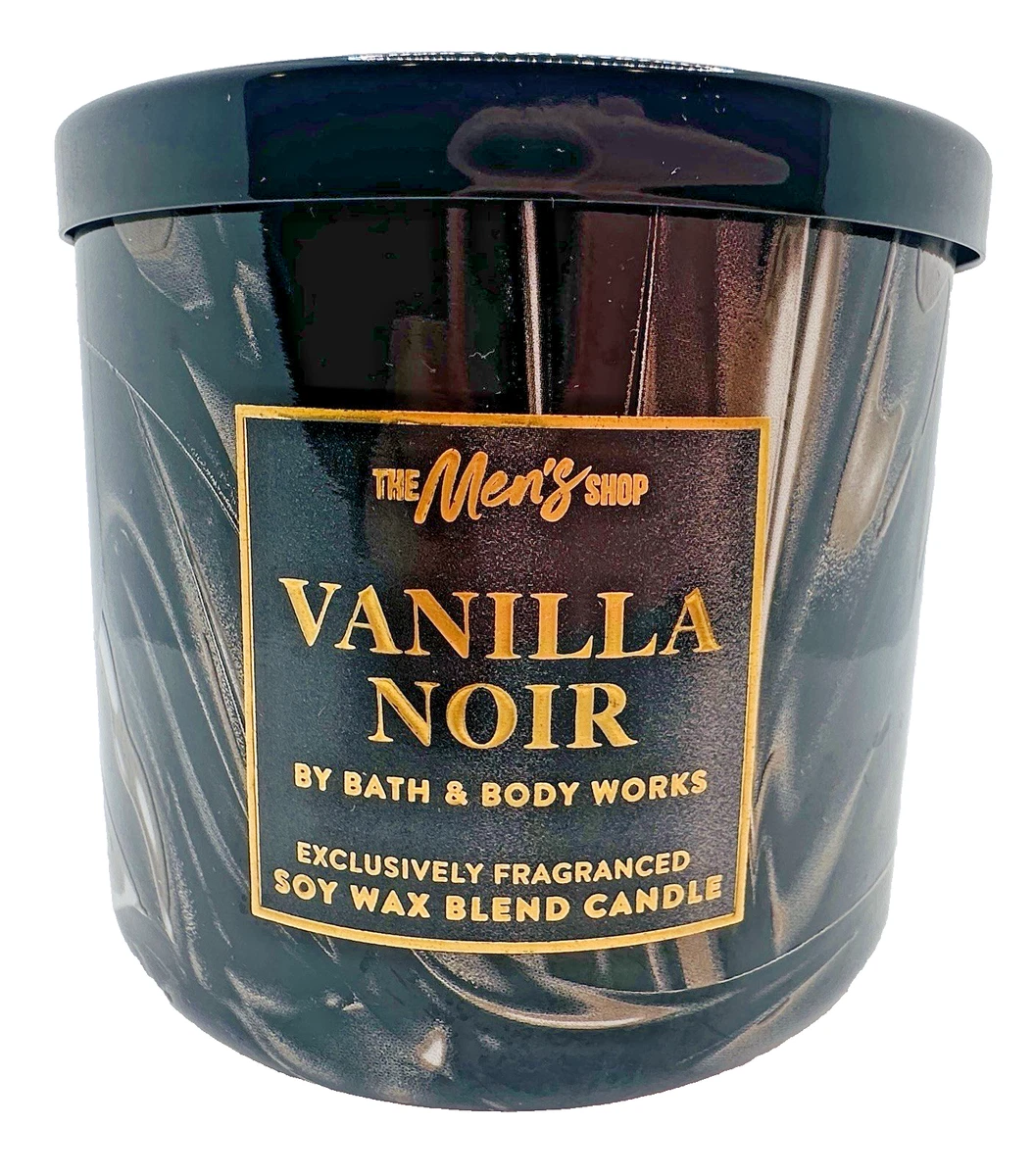 tobacco vanilla candle bath and body works Mahogany  & natural fragrance derived from essential oil Bath & Body Works Black