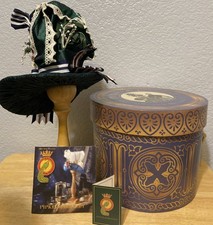 Pipkin & Bonnet - "Green Bibi” 1830 Replica Hat w/ Stand, Certificate & Box SEE*