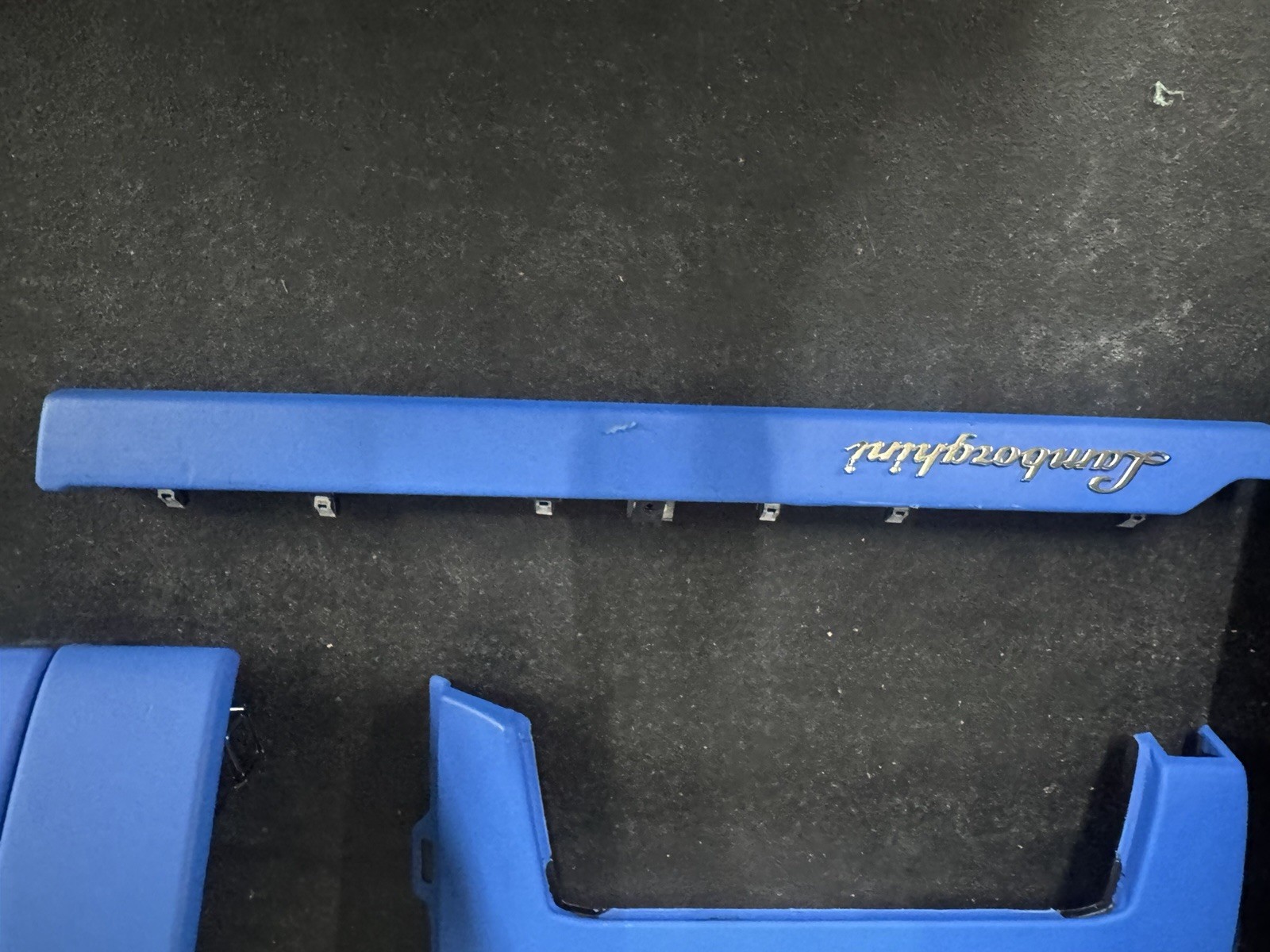 Set 4 Front Rear Interior Door Trim Panel Black Blue OEM Lamborghini Urus 2019