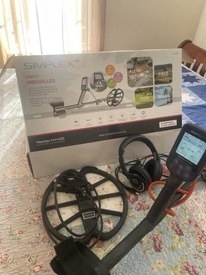 Nokta Simplex+ WHP Metal Detector With Extra Coil