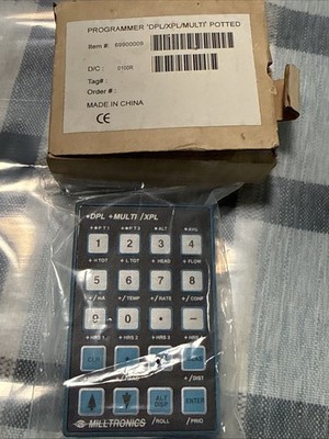 NOS MILLTRONICS 69900009 83000004 MULTI  HAND HELD PROGRAMMER DPL/XPL/MULTI