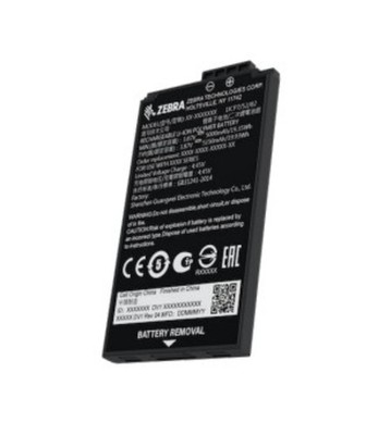 Zebra 5000 mAh Li-Ion rechargeable spare battery, TC1X, Worldwide BTRY-TC1X-1...