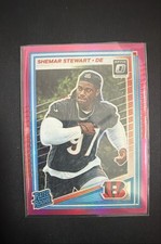 2025 Panini Donruss - Rated Rookie Shemar Stewart #393 Optic Preview Pink Prizm