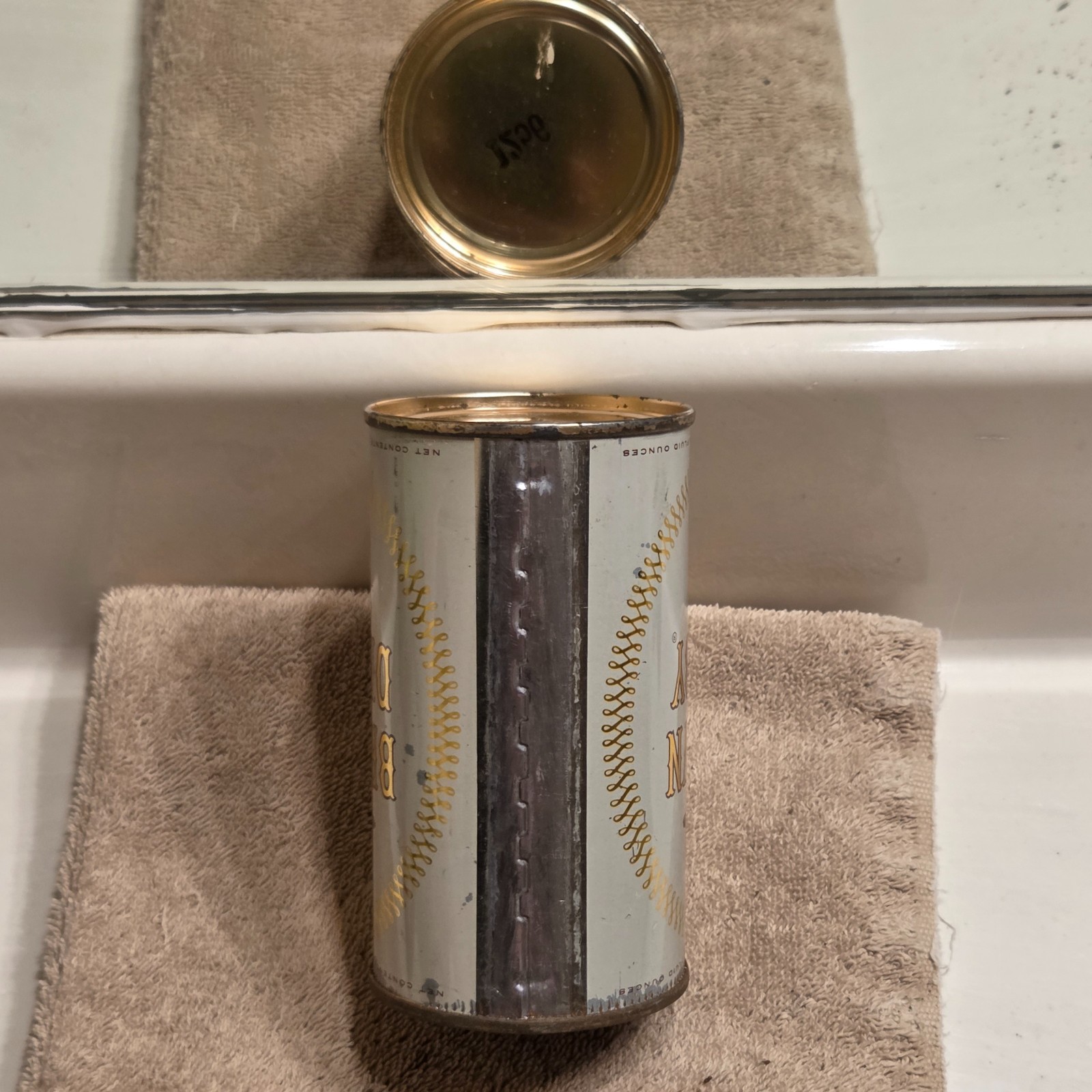 1950s BROWN DERBY by GRACE Flat Top beer can, Santa Rosa, California