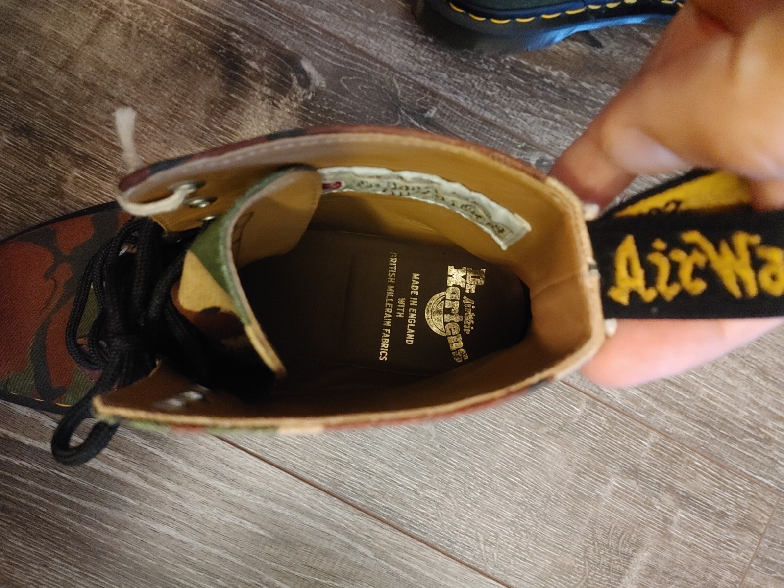 Brand New Dr Martens Pascal Camo boots 1460 rare one! Size 10 Men Canvas Army image 6