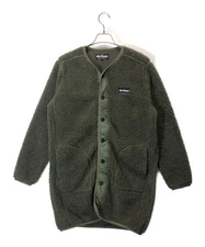 WILD THINGS                    Boa collarless long jacket olive