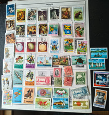 Grenada 1970 Foreign Postage Stamps Used 50 pcs