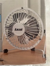 ✨️Icycool white fan 4inch solid metal. USB ported (Stay Cool)✨️