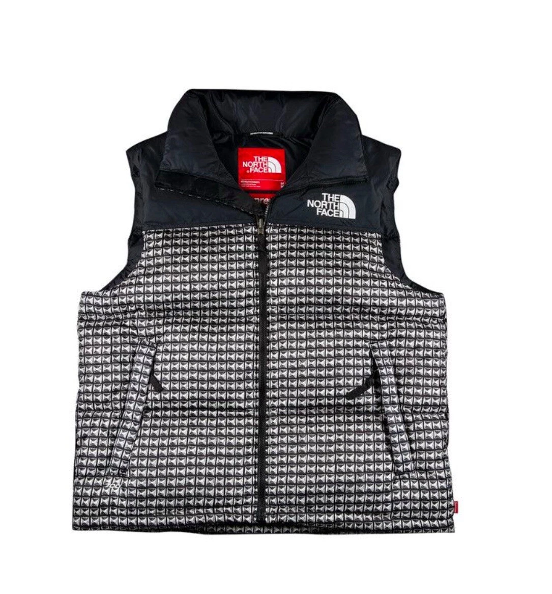 Gilet veste Nuptse clouté Supreme x The North Face   Noir   Medium