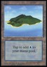 1x Island (Blue) Moderate Play, English Collectors' Edition - International MTG 