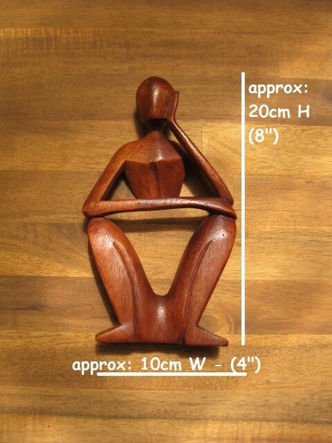 Balinese Hand Carved Yoga Abstract Sculpture - Picture 9 of 20