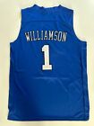 Zion Williamson #1 Duke College Blue Jersey Men Size L Large Free ShipReturn