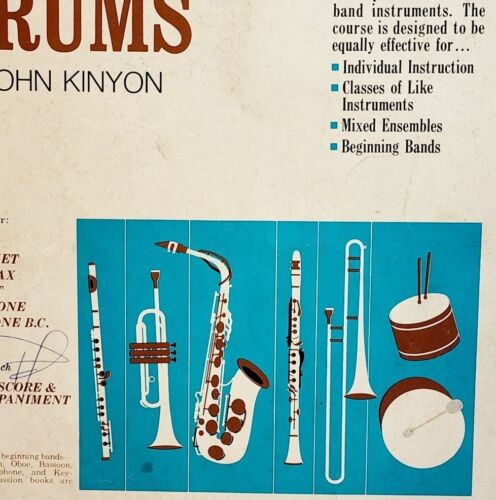 1970 Drums Basic Training Course Book 1 Vintage Instrument Instruction Book - Picture 1 of 4