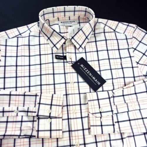 Camisa Mizzen Main TRIM FIT Rendimiento de Sotavento Cuadros Elásticos SIN PLIEGUE 2XL $125 - Imagen 4 de 12