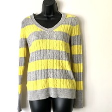 NWT Ann Taylor Loft Long Sleeve V Neck Cable Knit Sweater - XS Retail 59.50