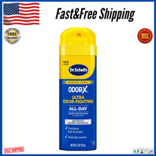 Dr. Scholls Odor-X Ultra Odor Fighting Foot Spray Powder 4.7 oz Freshens Feet US