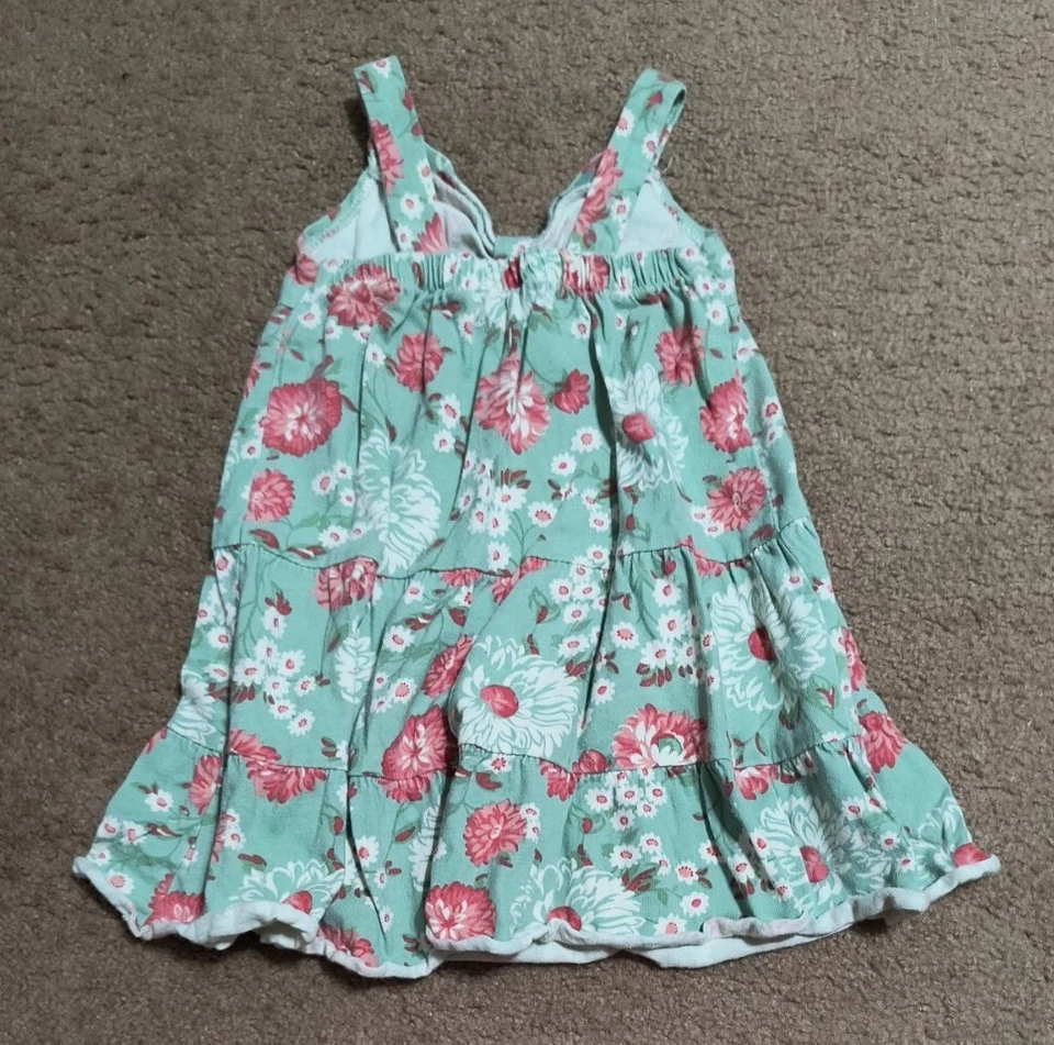 VESTIDO DE VERANO FLORAL TRALALA NIÑAS PEQUEÑAS TALLA 3T Boutique Foto 4 de 4