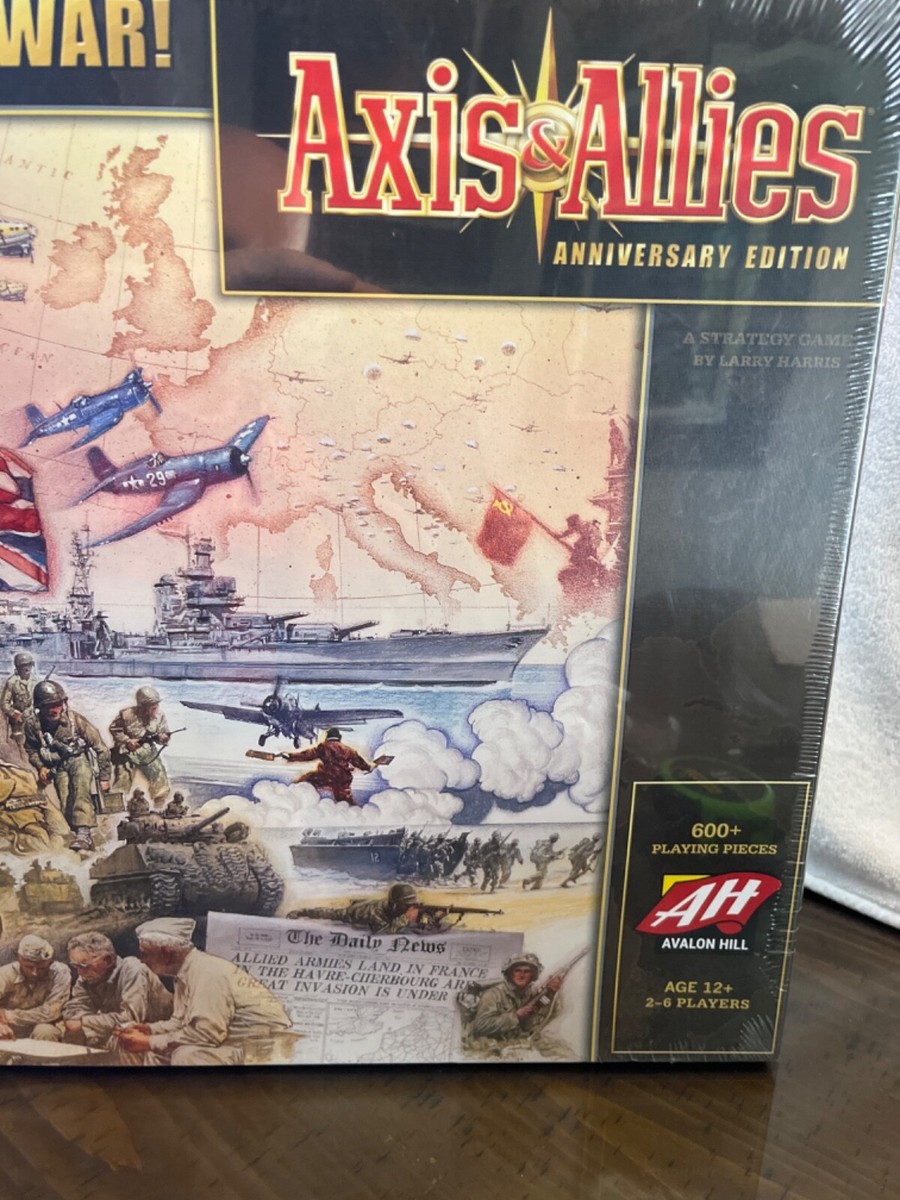 Axis & Allies Anniversary Edition Spring 1941 World at War Board