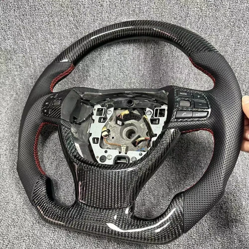 Real Carbon Fiber Steering Wheel for BMW F10 550i M5 F18 F07 535 520 528 535i - Picture 4 of 9