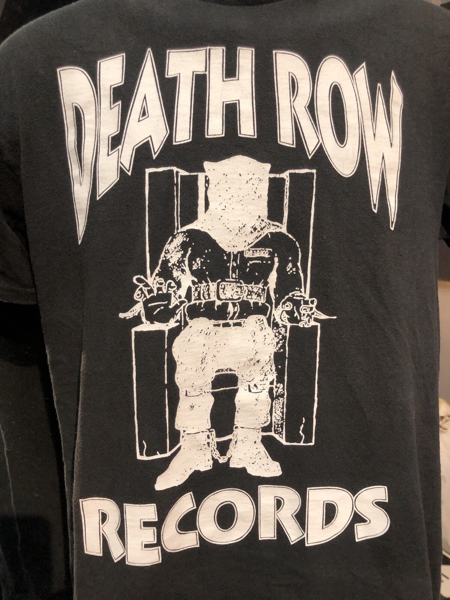 Death Row records black medium T-shirt Dr. Dre Suge Knight Dick