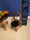 Mid-Late 19th C. DOLL HOUSE/DOLL FURNITURE+ Rare early TREENWARE PLATES/BOWLS — photo 3