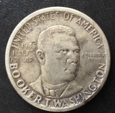 1946-P Booker T. Washington Commemorative Half Dollar U.S. Coin A3455